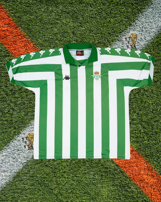 Real Betis 1995-96 Home Jersey – Verdiblanco Shield Edition
