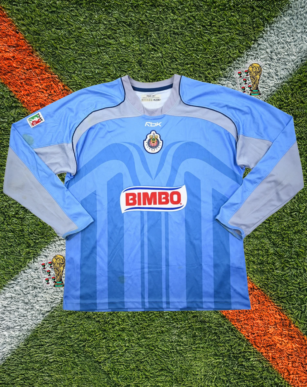 Chivas de Guadalajara 2006-07 Goalkeeper Jersey – Sky Blue Keeper Edition