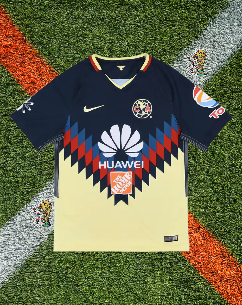 Club America 2016-17 Home Jersey – Aztec Diamond Edition