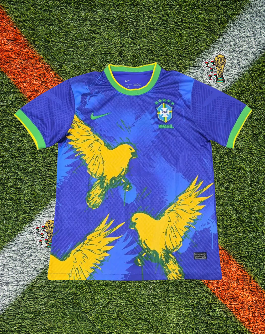 Brazil Away Jersey – Golden Birds Blue Edition