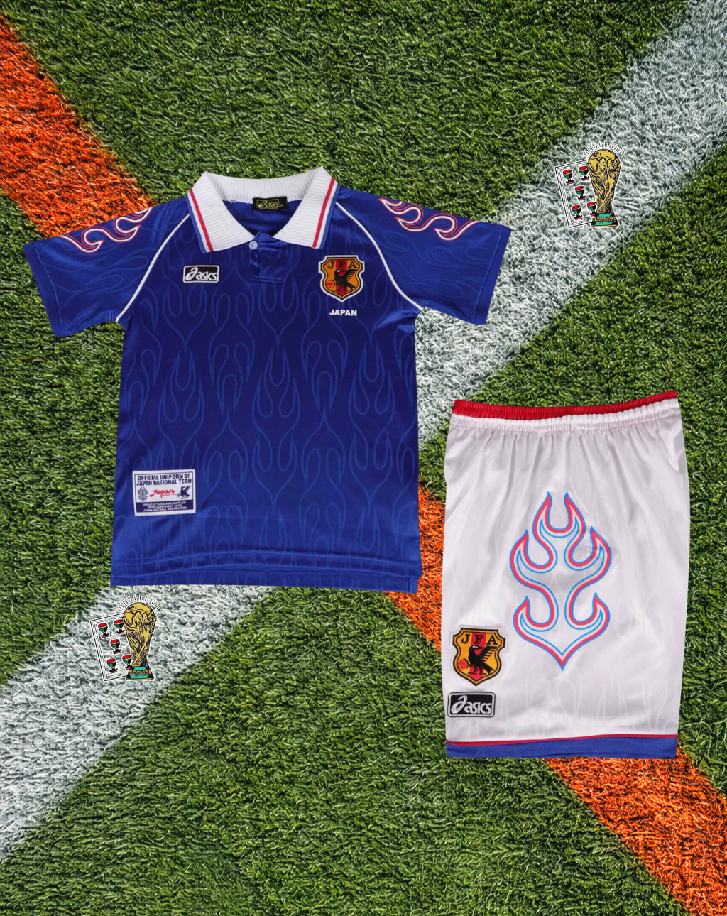 Japan 1994-96 Home Jersey – Blue Flame Edition