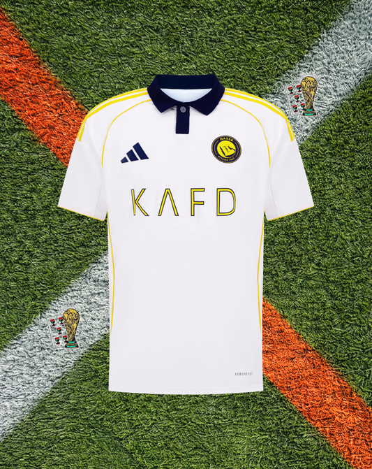 Al Nassr 2024-25 Away Jersey – Clean White Edition