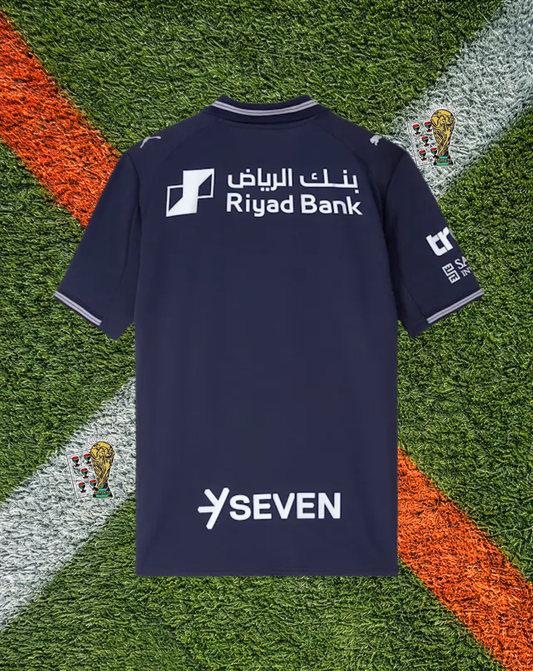 Al Hilal 2023-24 Away Jersey – Geometric Navy Edition