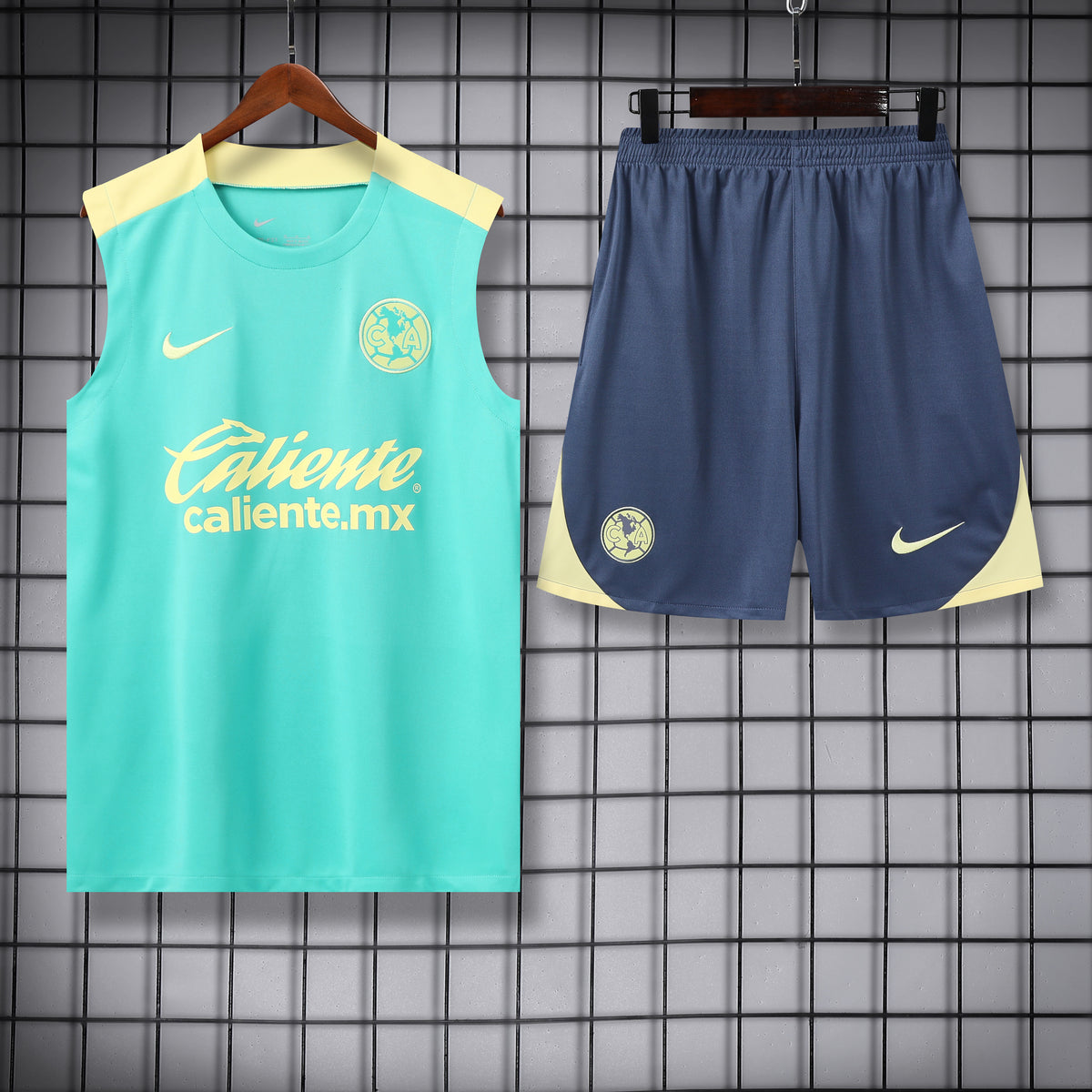 Club América Training Vest Set – Mint Teal Edition