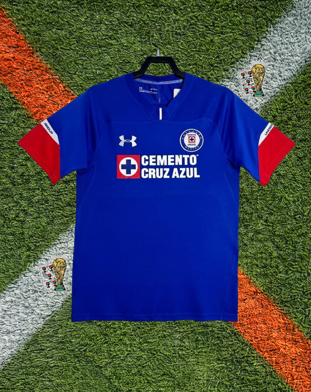Cruz Azul 2015-16 Home Jersey – Classic Cuff Edition