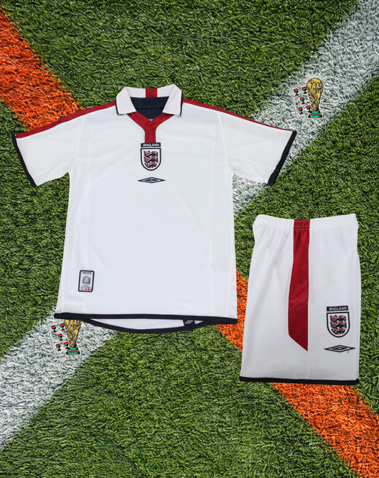 England 2004 Home Jersey – Shoulder Yoke Home Youth Edition