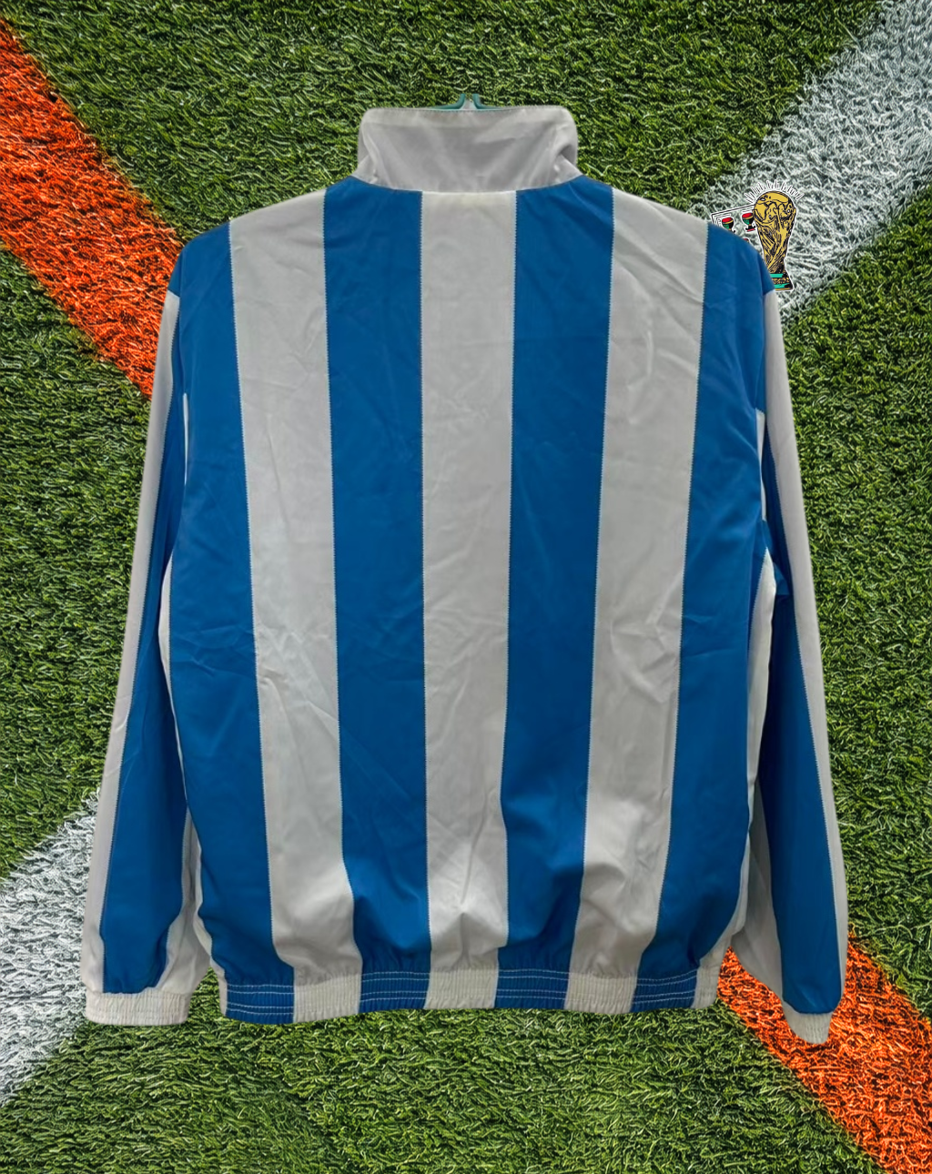 Argentina 1980s Windbreaker – Albiceleste Retro Stripe Edition