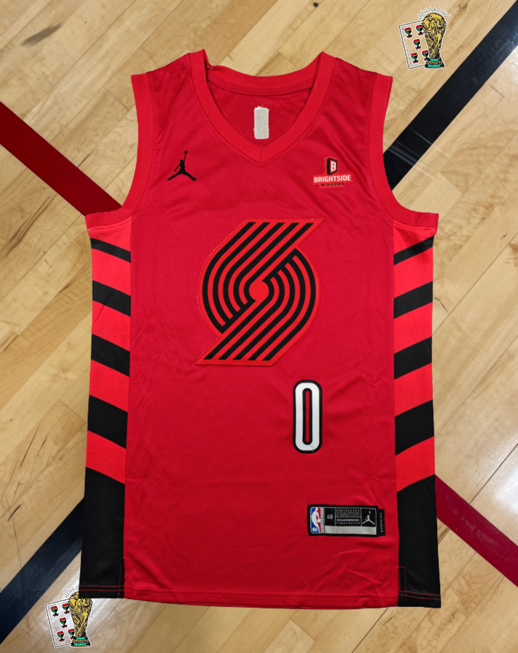 Portland Trail Blazers 2021-22 Third Jersey – Rip City Red Edition