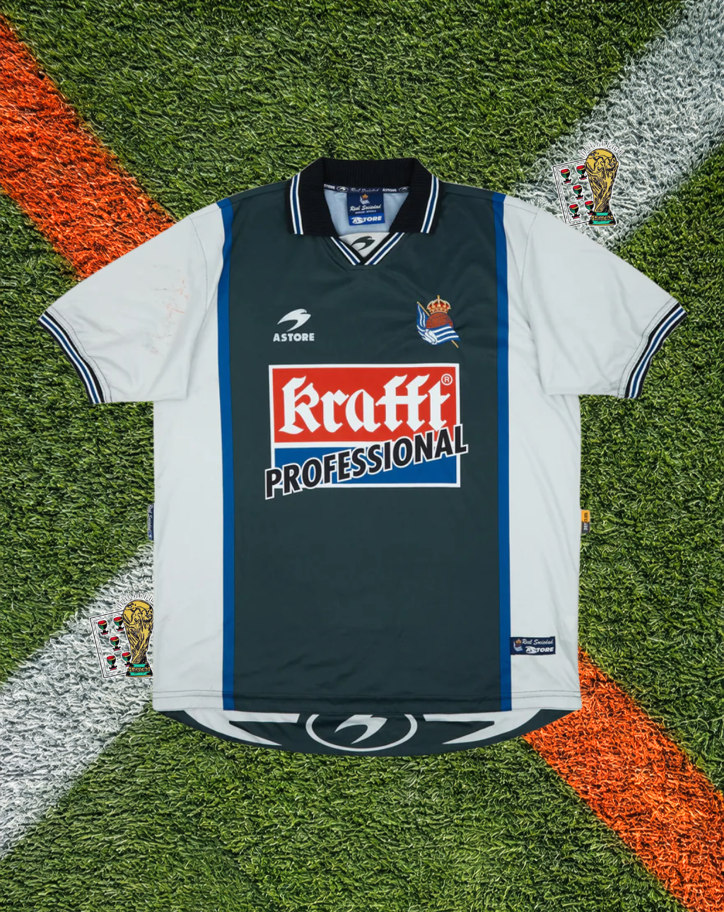 Real Sociedad 1999-2000 Away Jersey – Krafft Slate Edition