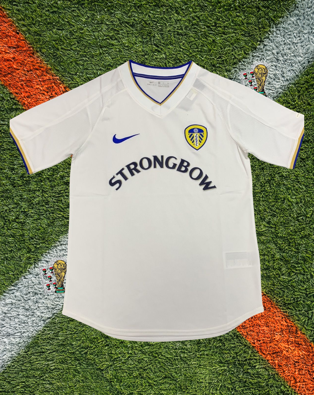 Leeds United Away Jersey – Strongbow Gold Trim Edition