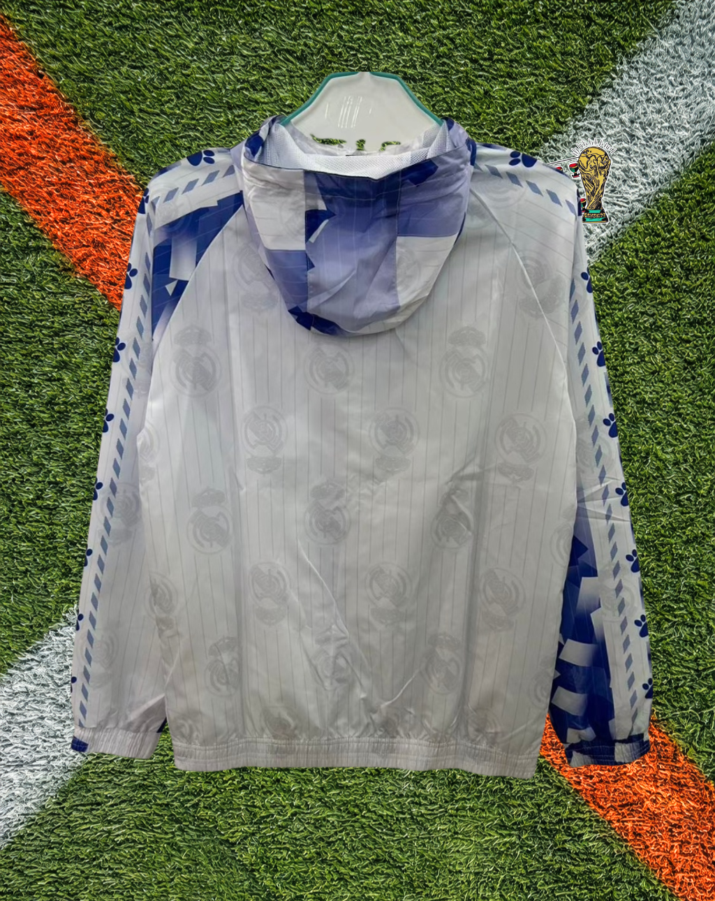 Real Madrid 2020s Windbreaker – Merengue Monogram Hooded Edition