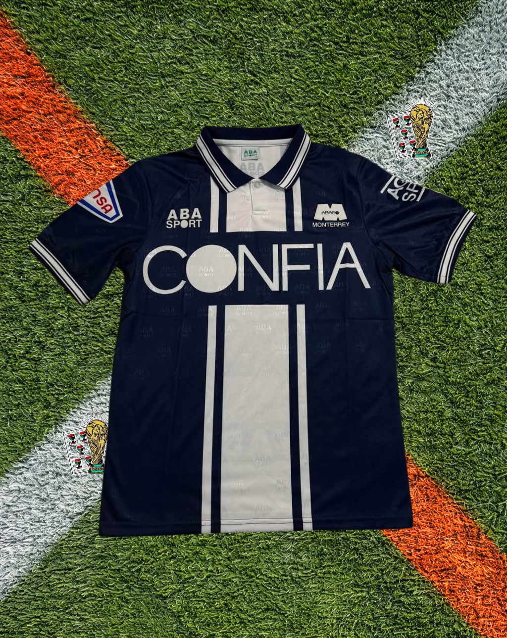 CF Monterrey 1996-97 Home Jersey – Brushstroke Stripe Edition