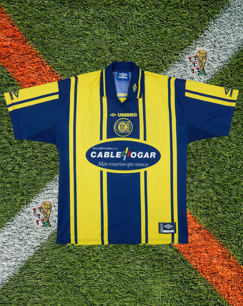Rosario Central 1996-97 Home Jersey – Cable Hogar Canalla Edition