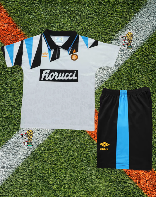 Inter Milan 1992-93 Away Jersey – Triangle Pattern Away Youth Edition