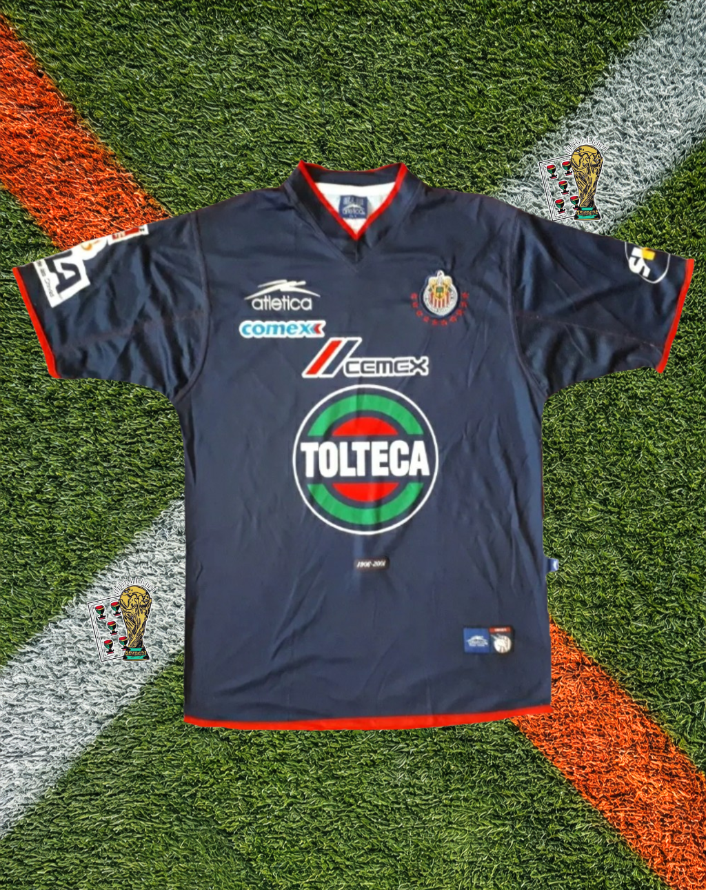 Chivas de Guadalajara 2001 Third Jersey – Centenario Black Edition