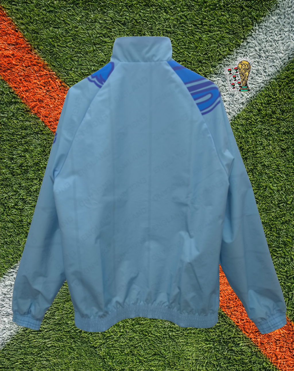 England 2020s Windbreaker – Three Lions Sky Graphic Edition