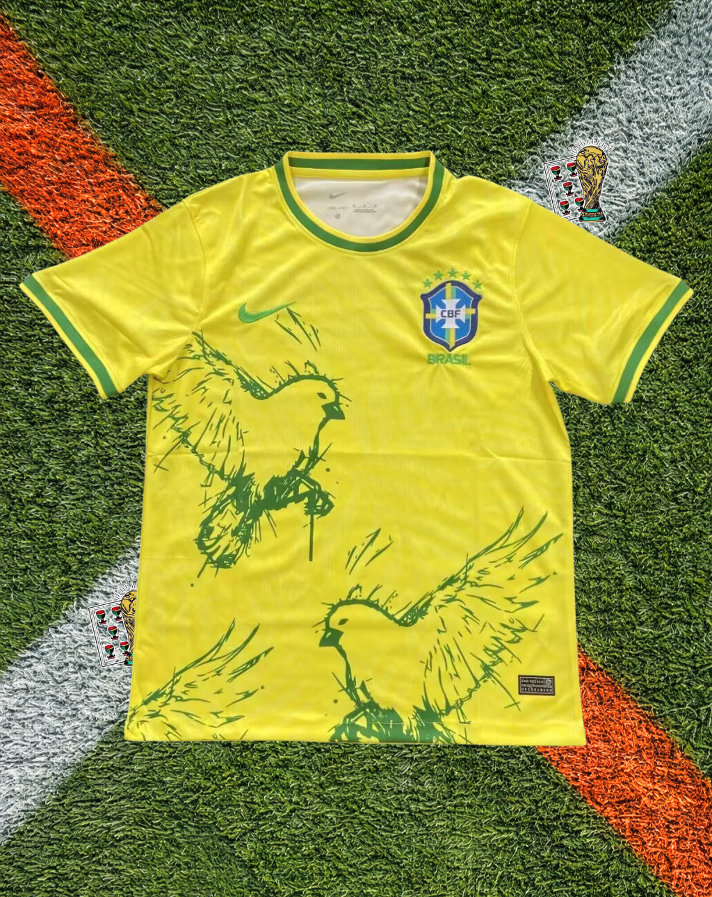Brazil Home Jersey – Golden Birds Yellow Edition