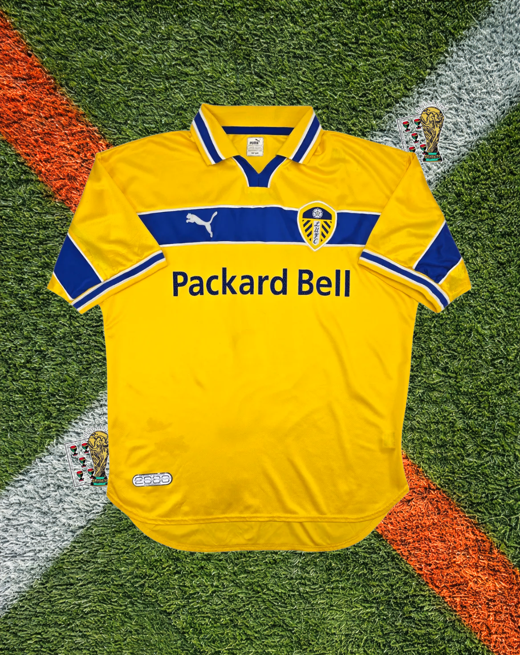 Leeds United 1997-98 Away Jersey – Chest Band Edition