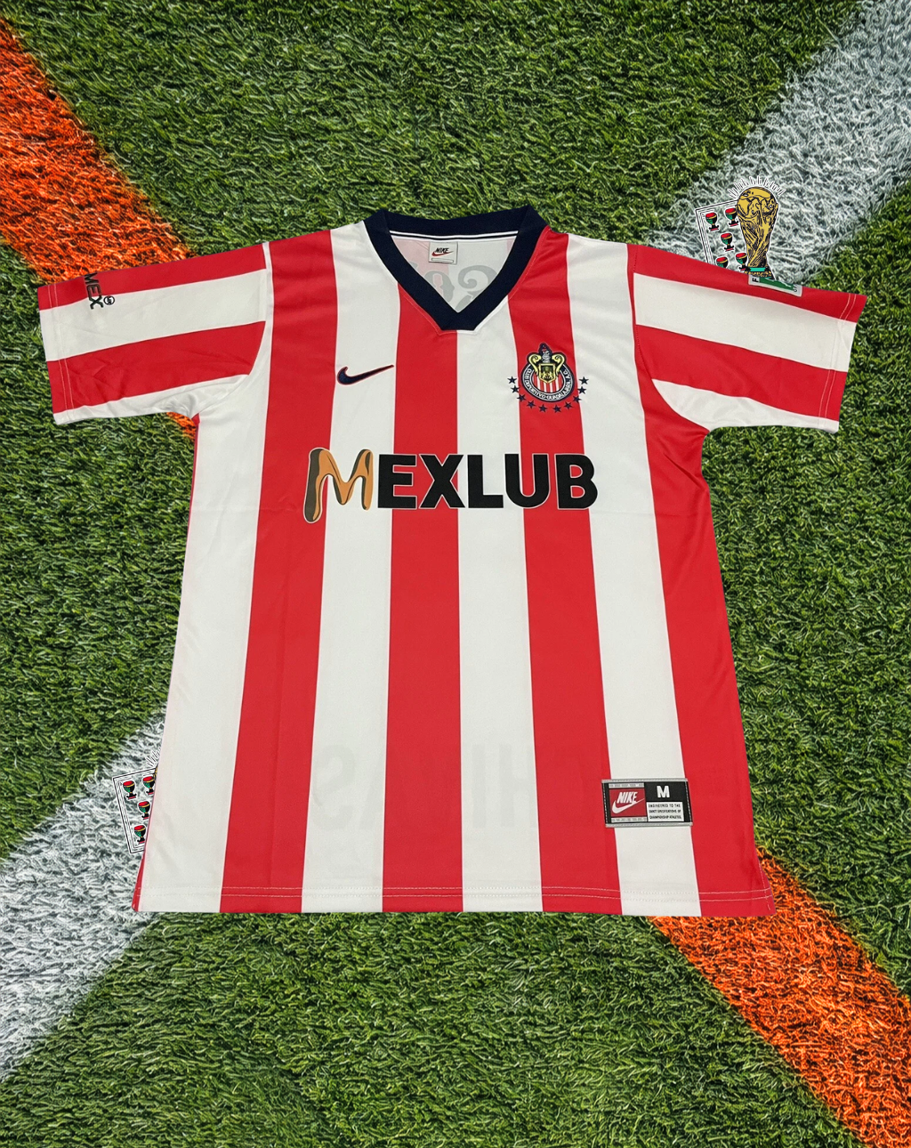 Chivas de Guadalajara 1998 Home Jersey – White Stripe Classic Edition