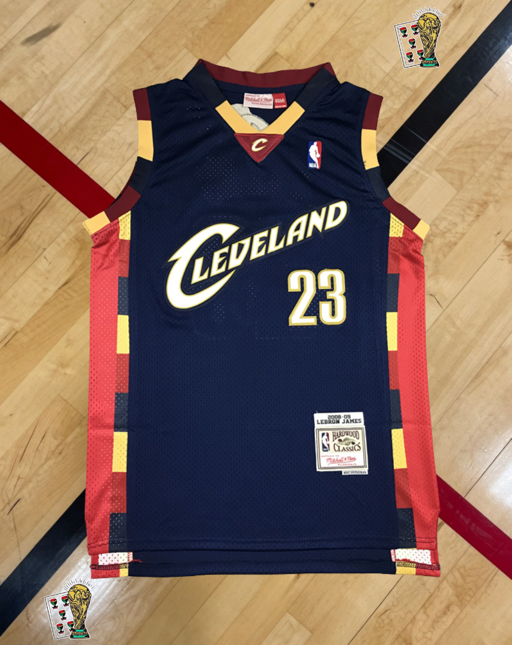Cleveland Cavaliers 2008-09 Home Jersey – James MVP Edition