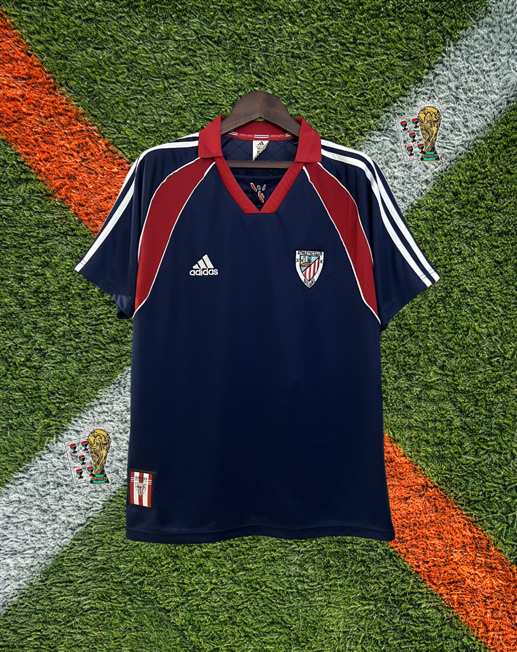 Athletic Bilbao 1999-2000 Away Jersey – Navy Plain Edition