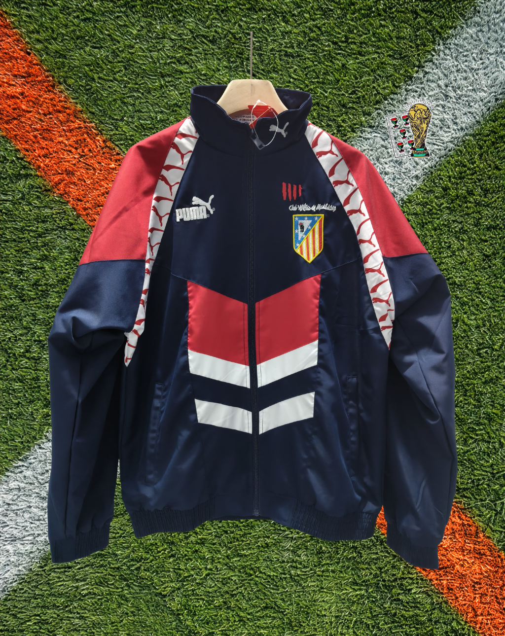 Atlético Madrid 2020s Windbreaker – Colchonero Classic Edition