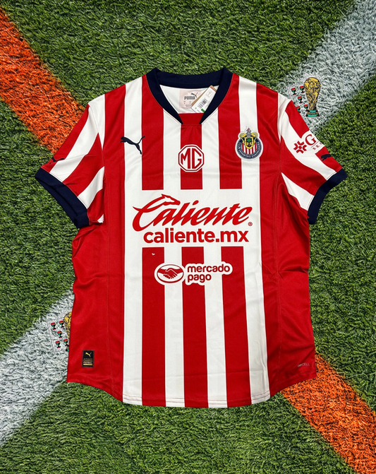 Chivas de Guadalajara 2023-24 Home Jersey – Modern Caliente Edition