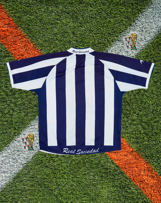 Real Sociedad 1997-98 Home Jersey – Txuri-urdin Classic Edition