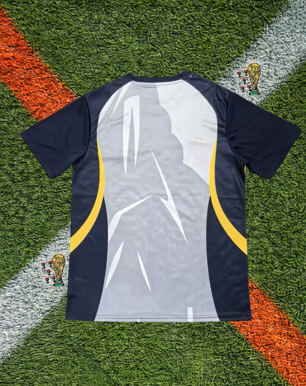 Brazil Away Jersey – Christ Redeemer Green Trim Edition