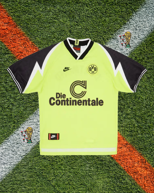 Borussia Dortmund 1995-1996 Home Jersey – "Die Continentale" Vintage Edition