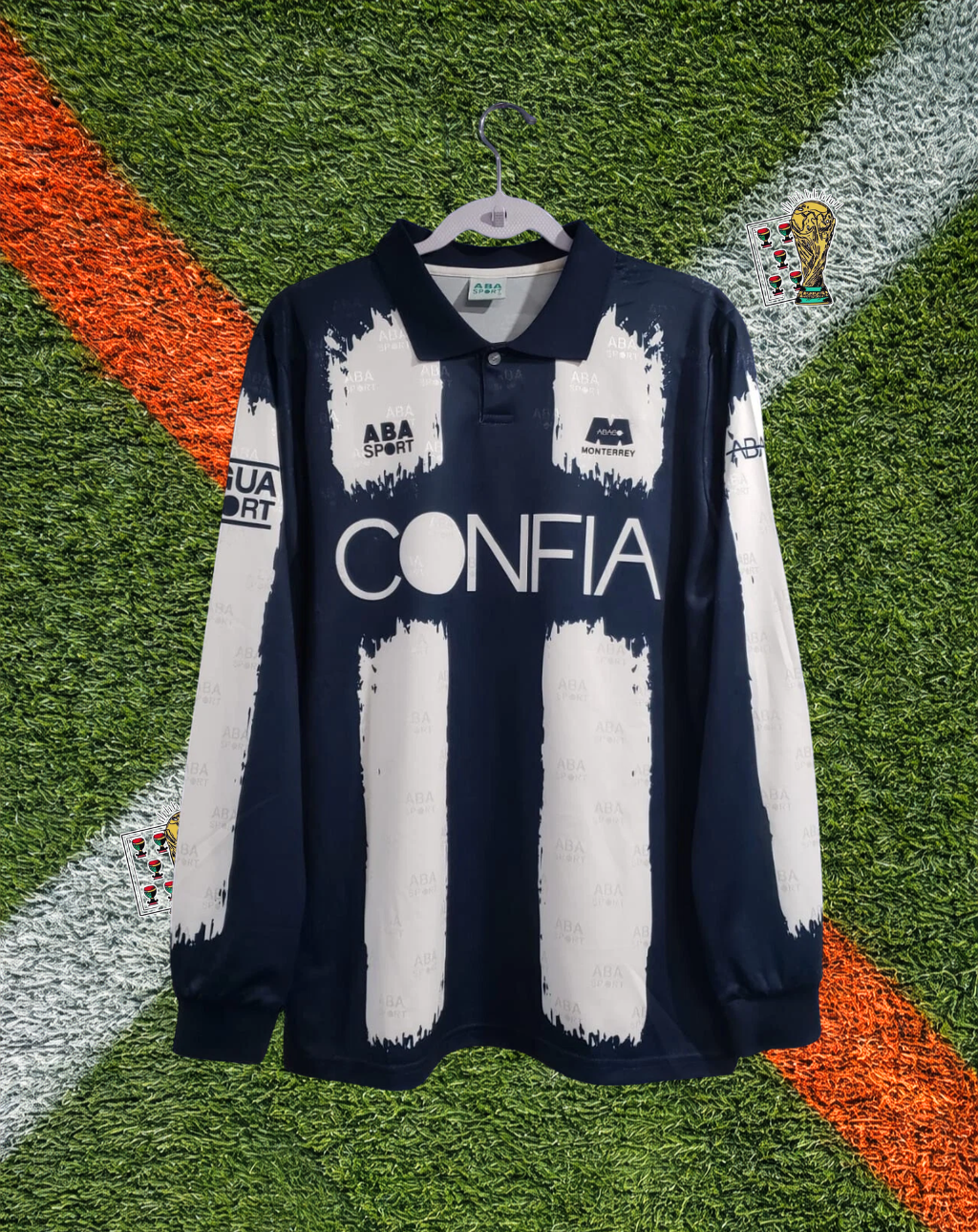 CF Monterrey 1996-97 Away Jersey – Brushstroke White Edition