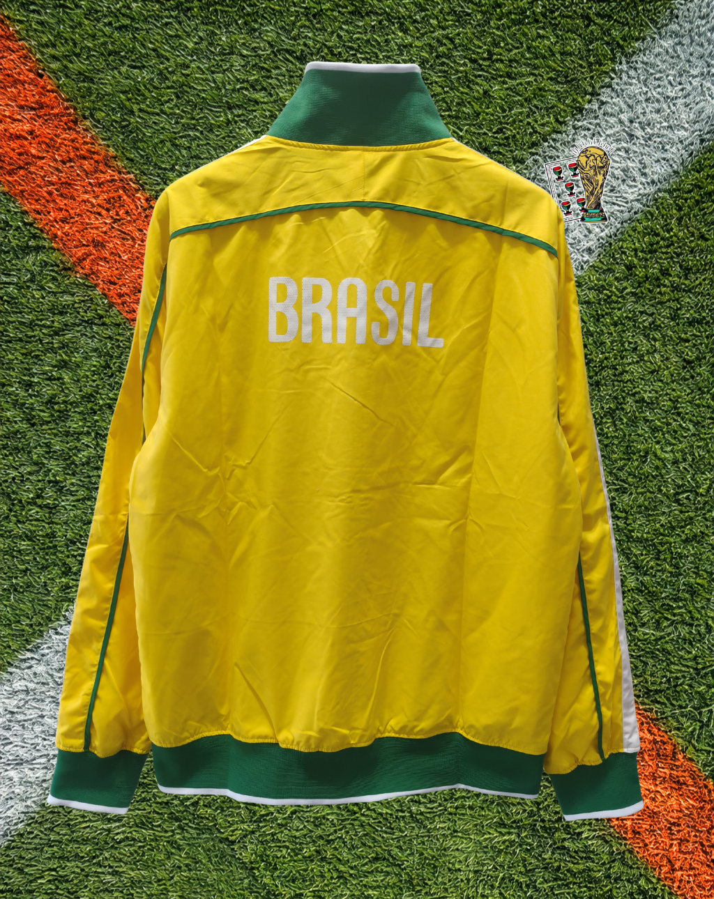Brazil 1990s Windbreaker – Seleção Classic Yellow Edition