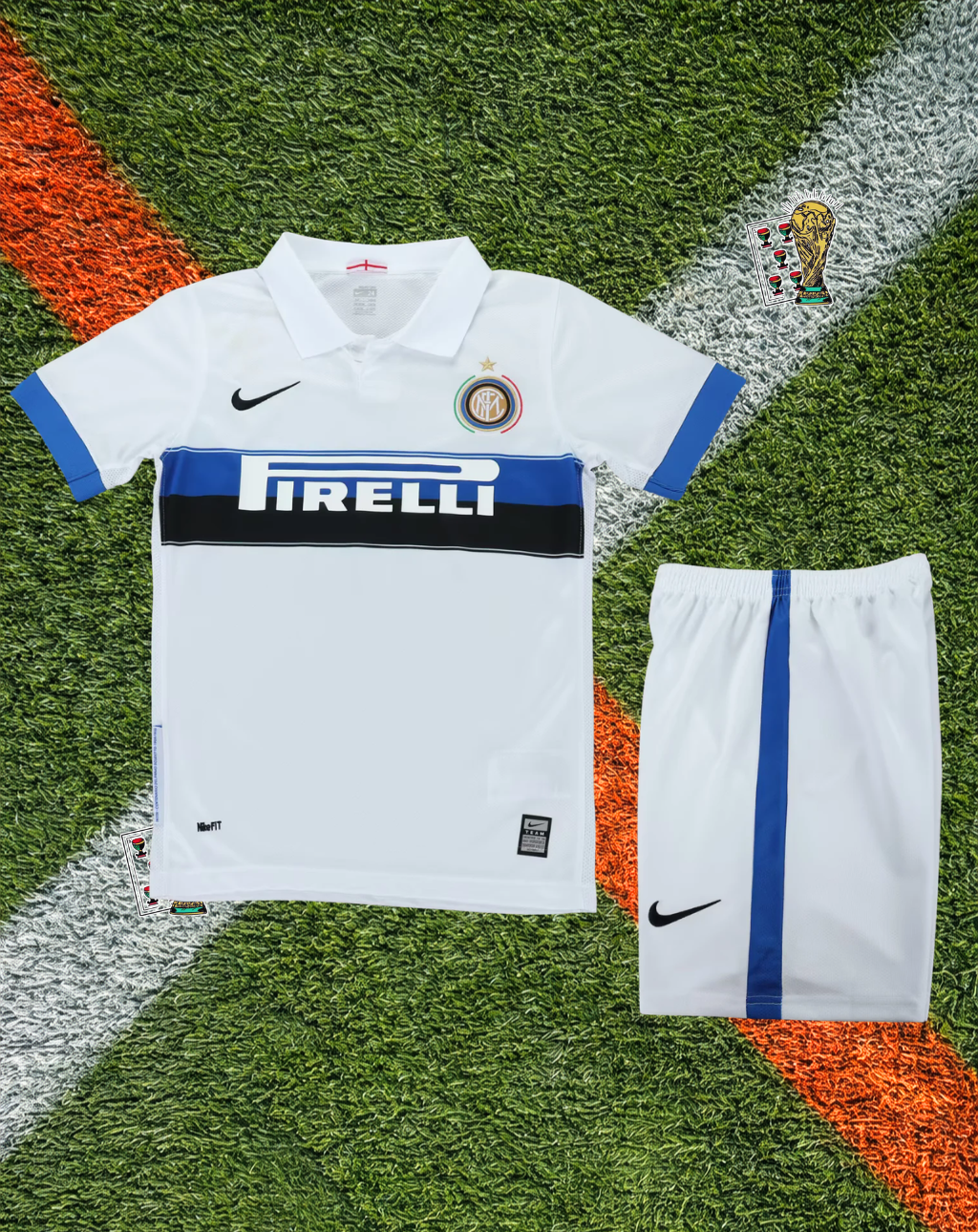 Inter Milan 2011-12 Away Jersey – Pirelli Away Polo Youth Edition