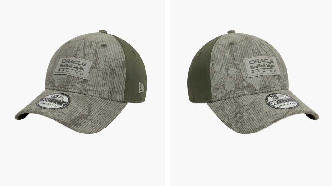 Oracle Red Bull Racing Seasonal Corduroy 39THIRTY Cap – Tactical Olive Camo