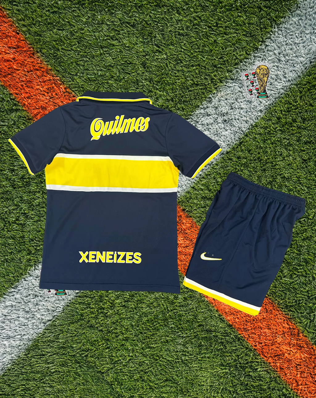 Boca Juniors 1996-97 Home Jersey – Golden Farewell Retro Edition