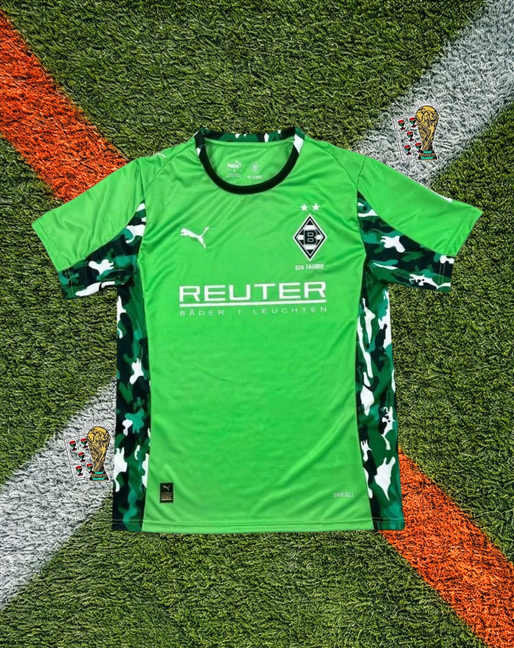 Borussia Mönchengladbach 2022-23 Third Jersey – Green Camo Edition