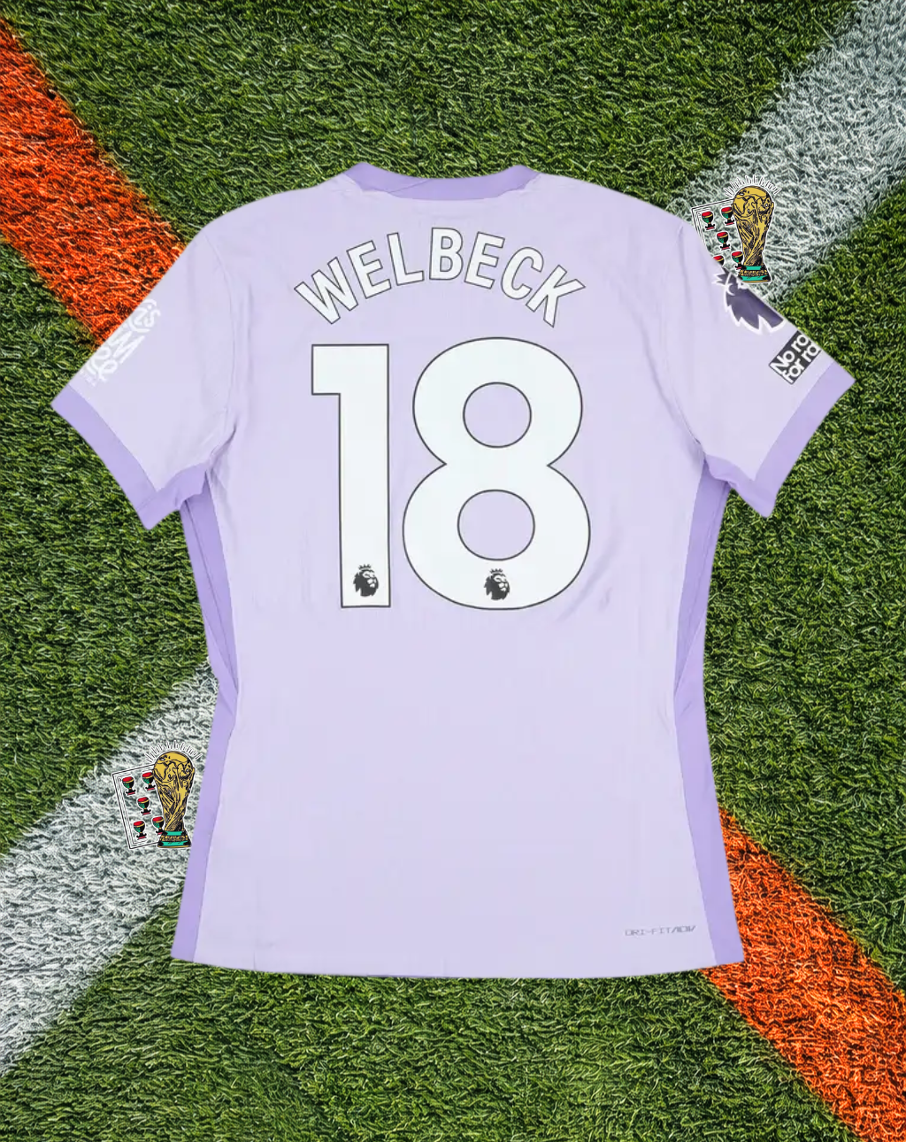Brighton & Hove Albion 2024-25 Away Jersey – Lilac Dream Edition