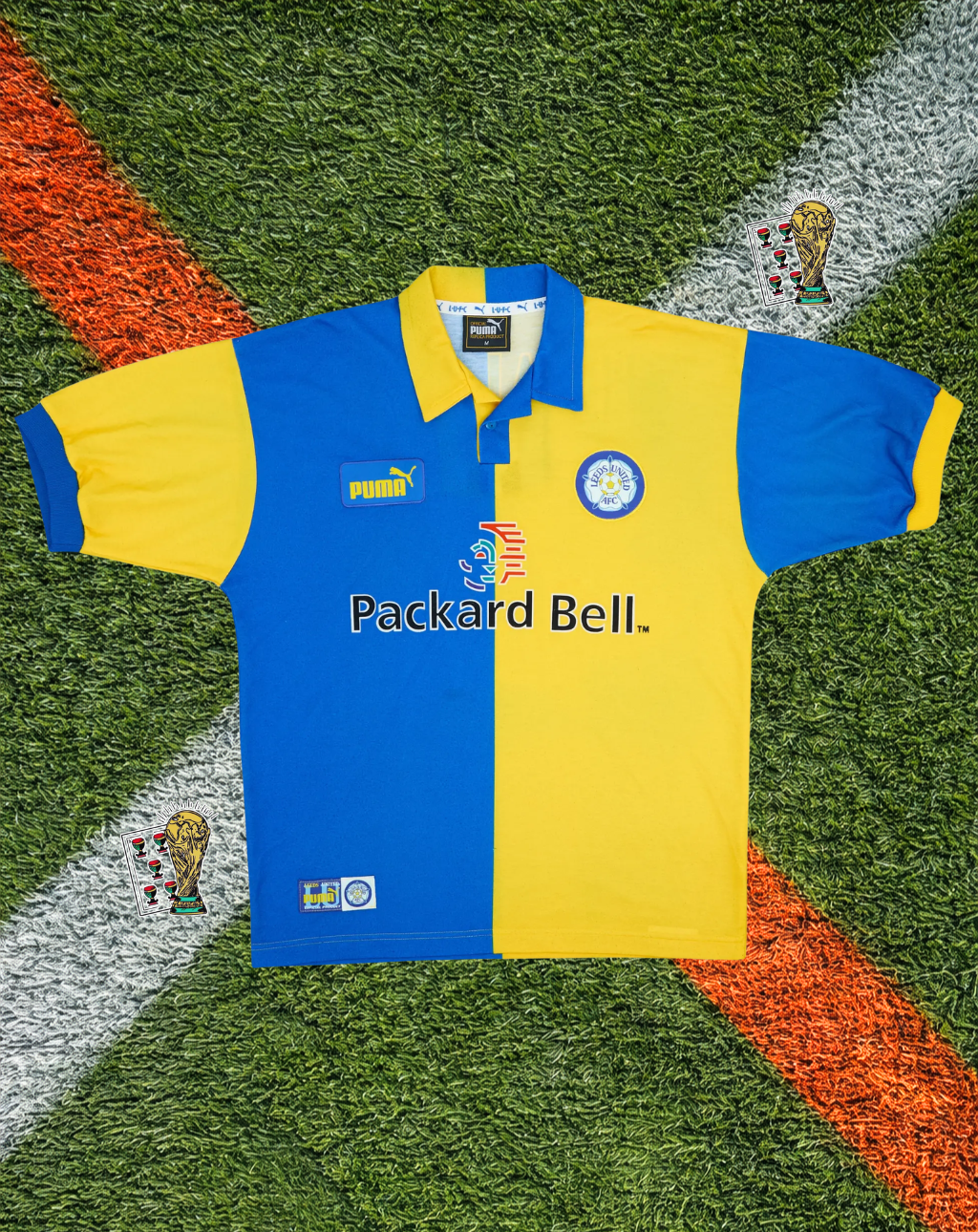 Leeds United 1997-99 Third Jersey – Harlequin Split Edition