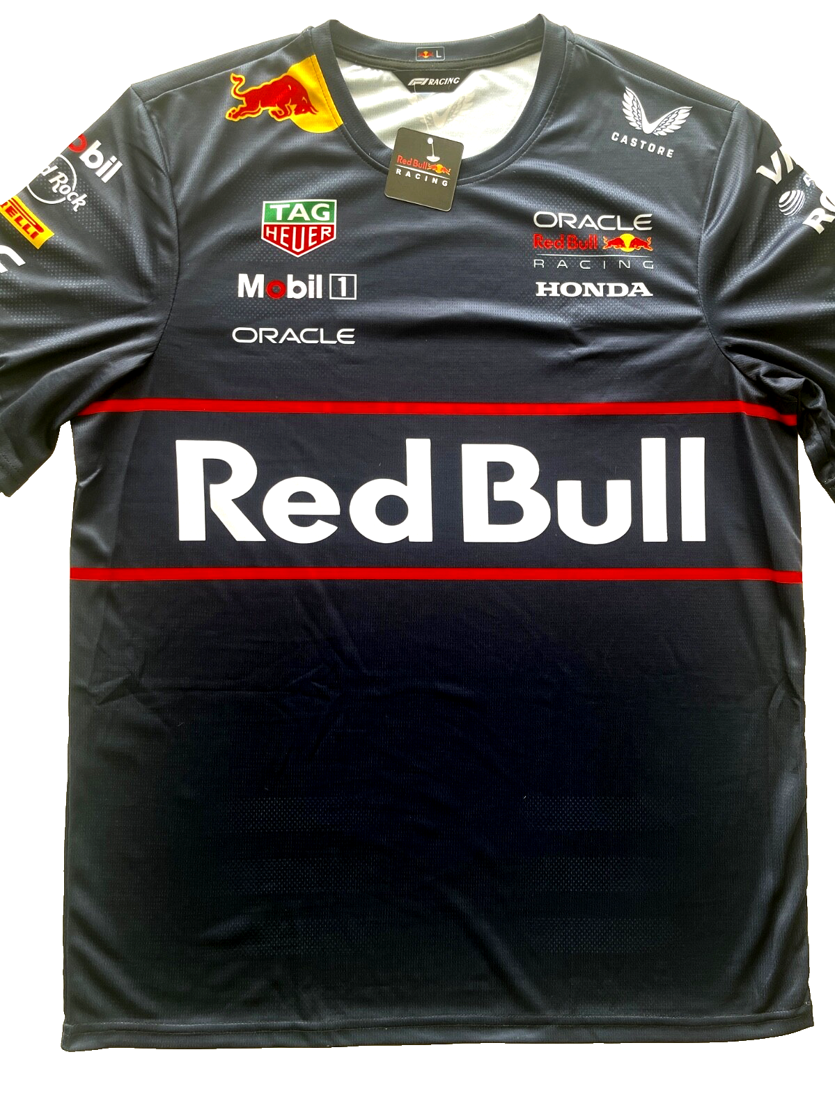 Red Bull Formula 1 Blue Team Jersey – Classic Navy Racing Design