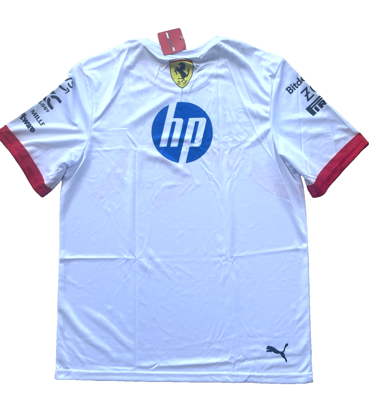 Ferrari Formula 1 White Team Jersey – Clean Racing Inspired Design