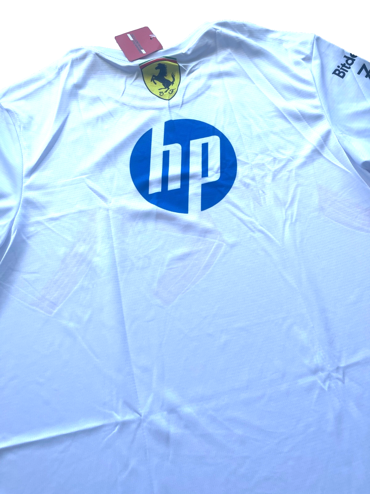 Ferrari Formula 1 White Team Jersey – Clean Racing Inspired Design