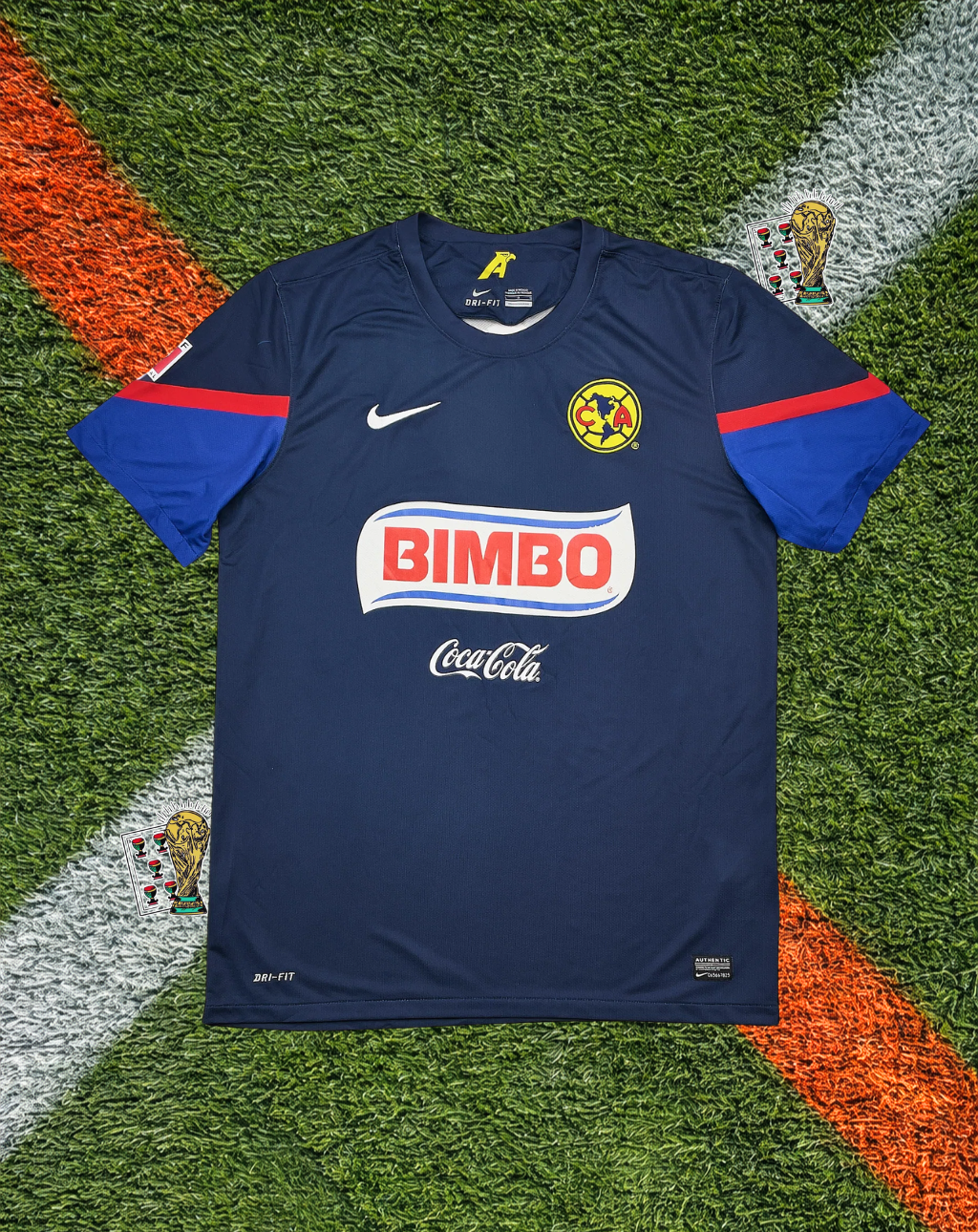 Club America 2010-11 Away Jersey – Navy Sleeve Stripe Edition