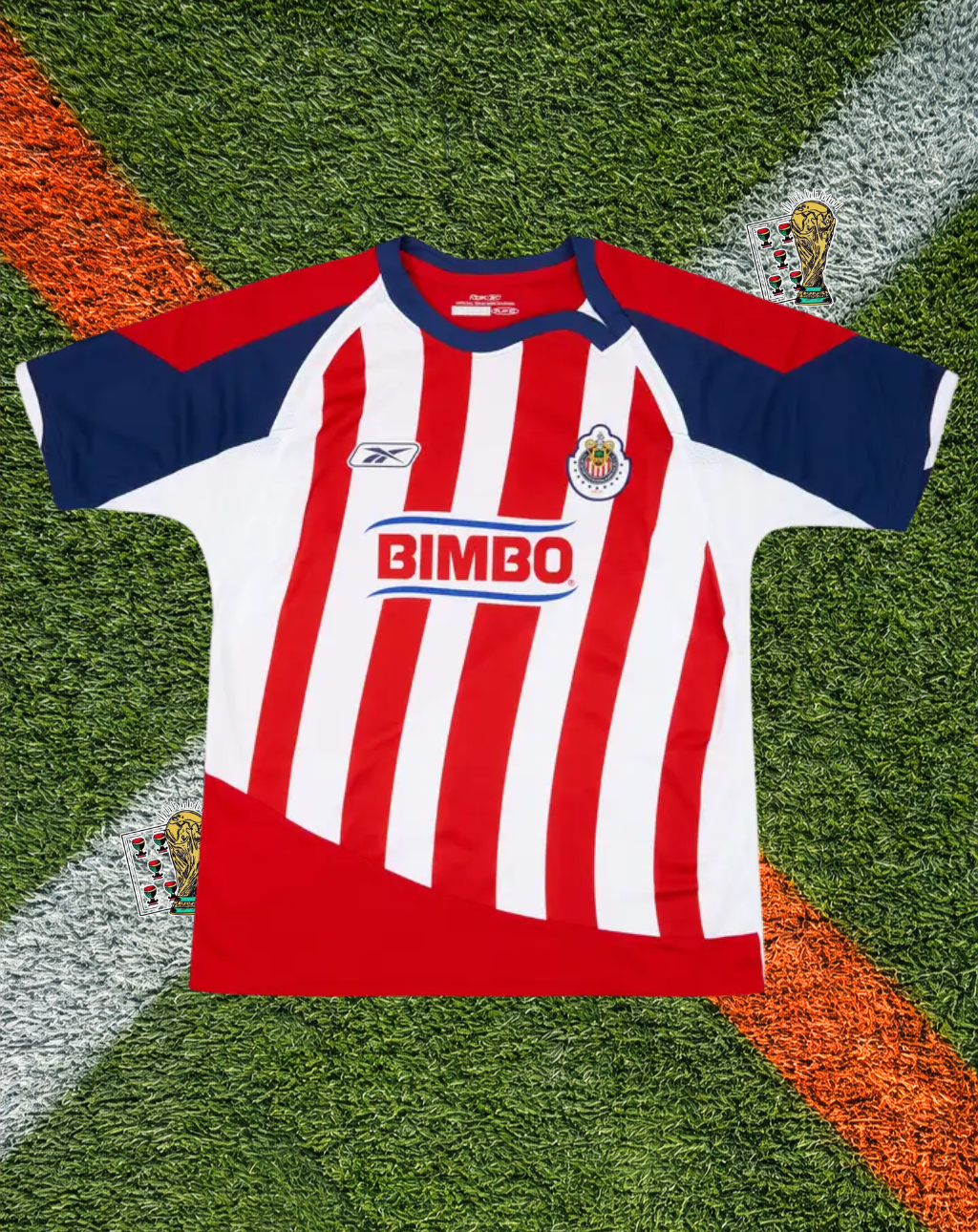 Chivas de Guadalajara 2007-08 Home Jersey – Diagonal Wave Edition