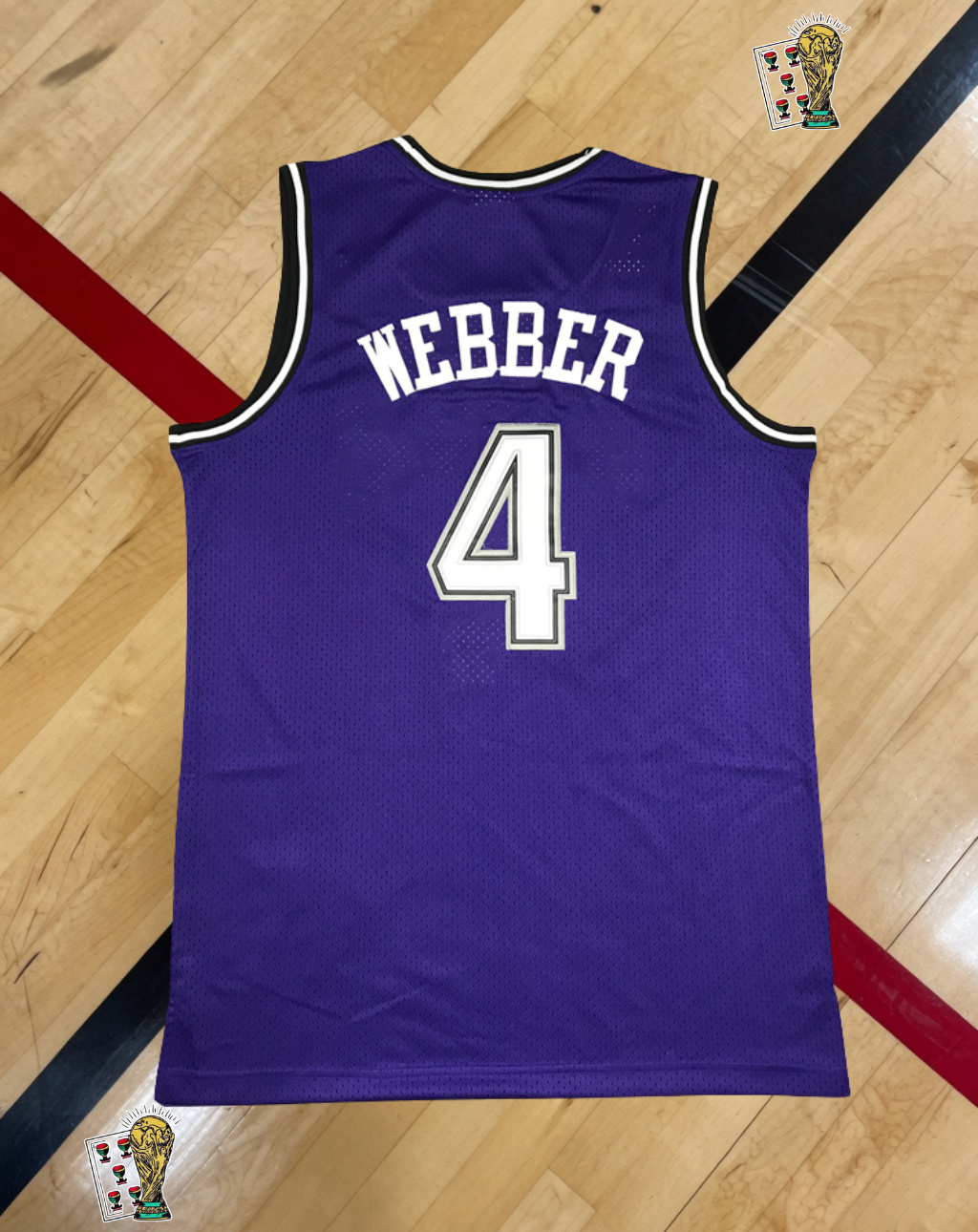 Sacramento Kings 1998-99 Away Jersey – Webber Purple Edition