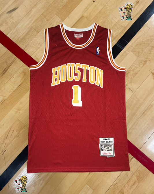 Houston Rockets 2004-05 Home Jersey – Classic Red Home Edition
