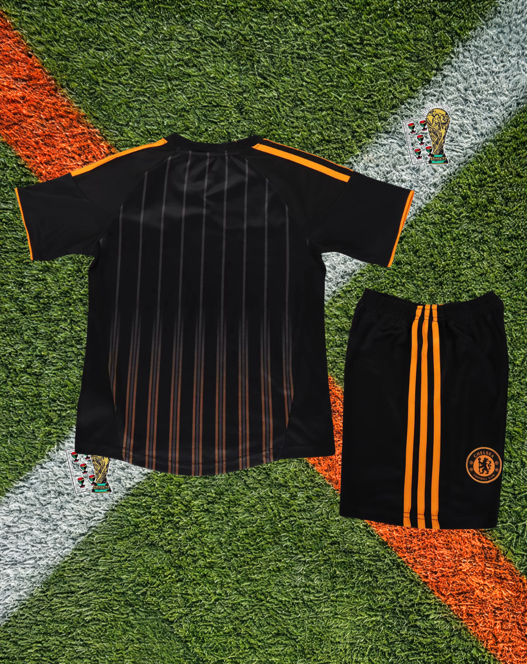 Chelsea 2010-11 Third Jersey – Fade Pinstripe Edition
