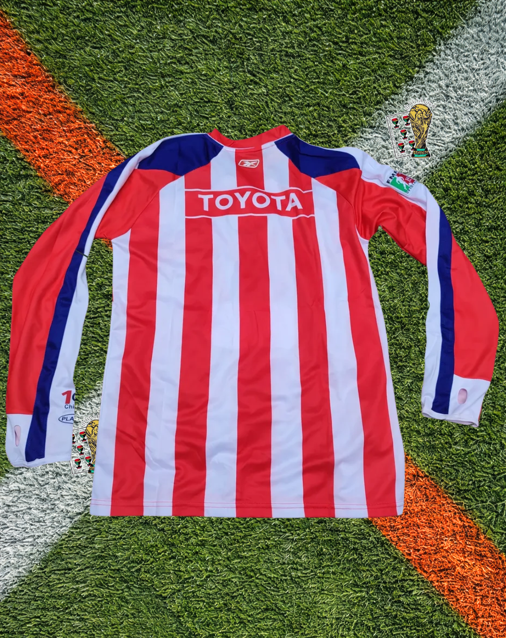 Chivas de Guadalajara 2005-06 Home Jersey – Chevron Stripe Long Sleeve Edition