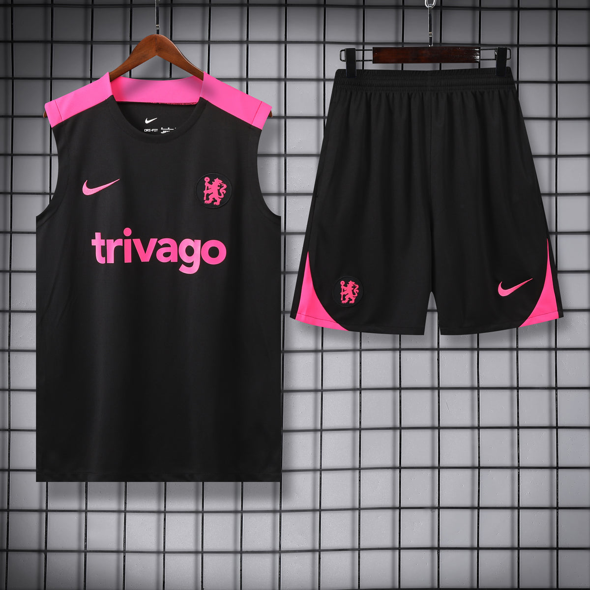 Chelsea Training Vest Set – Blush Pink Edition