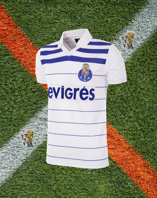 FC Porto Est. 1980s Home Jersey – Heritage Pinstripe Edition