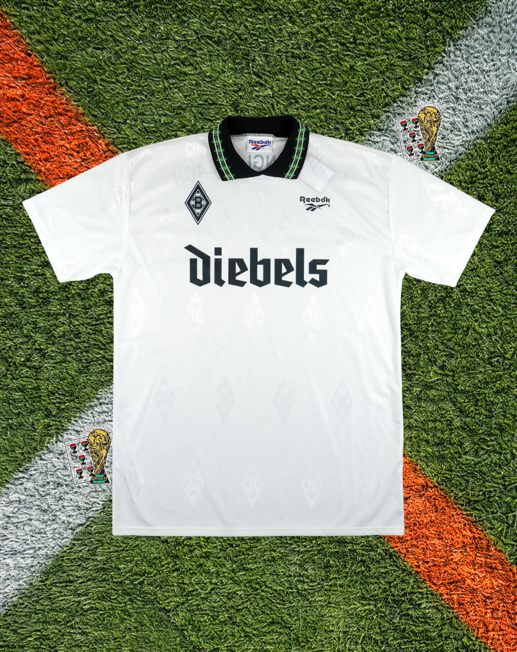 Borussia Monchengladbach 1995-96 Home Jersey – Diebels Pinstripe Edition